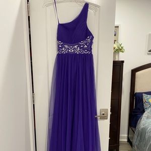 David’s Bridal Indigo Formal Dress